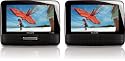 Philips PD7012/37 7-Inch LCD Dual Screen Portable DVD Player, Black