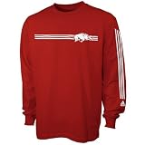 adidas Arkansas Razorbacks Cardinal Money Long Sleeve T-shirt