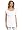 Maternal America Women's Maternity Ruffle Sleeved Top, White, X-Small
