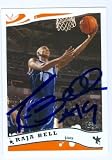 Raja Bell Autographed/Hand Signed Basketball Card (Utah Jazz) 2005 Topps #193