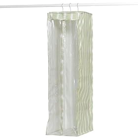 Green Stripe Jumbo Dress Suit Bag by