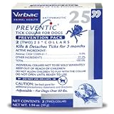 Virbac Preventic Tick Dog Collar, 25-Inch, 2-Pack