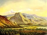 Hand Painted Oil Painting on Canvas / stock # 1881