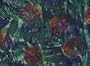 "Sun Circles" 20" X 66" Heavyweight Rayon Half Sarong