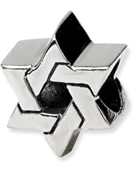 Sterling Silver Reflections Star of David Bead Charm