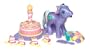 My Little Pony Birthday Celebration With Sweetberry Cake Plays "Happy Birthday"