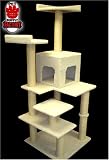 Pet Supplies : 66" Cat Furniture Tree Condo house scratcher pet furniture