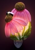 Flowers of Light Night Lights Coneflower Ibis & Orchid