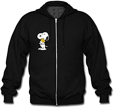 Custom Peanuts Snoopy Boy's Full Zip Hoodie Sweatshirt