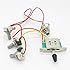 Guitar Wiring Harness Prewired 3x 500k Pots 1 Volume 2 Tone Control Knobs 5 Way Switch for Strat