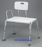 Product details for MEDLINE SHOWER/BATHTUB TRANSFER BATH BENCH