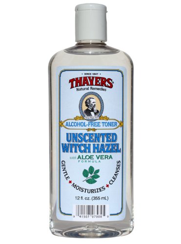 Thayers Unscented Witch Hazel Toner - Alcohol Free & Organic Aloe Vera