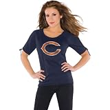 Touch by Alyssa Milano Chicago Bears Women's Split Sleeve Top Extra Large