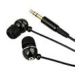 Black 3.5mm Stereo Headset Earbud for Microsoft Zune 120GB, 16GB, 80GB, 4GB 8GB, 30GB MP3 Player