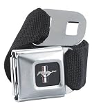 Ford Mustang Buckle Belt Black