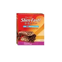 Slim-fast 3-2-1 Plan, 200 Calorie Meal Bars, 5-1.83-Ounce Bars Box  (Pack of 8)