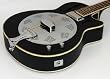 New pro black acoustic electric dobro resonator guitar