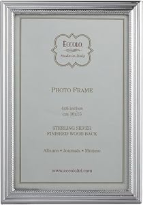 Sterling Silver Picture Frame With Inner Beading 8x10