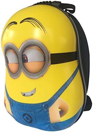 Despicable Me Minion School Backpack ~ ABS & PC 3D Cartoon Children Minion School Bag Hard Shell Backpack ~ Perfect gift for kid's birthday, Christmas, Halloween