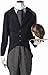 Mens Scary Haunted House Outfit Headless Butler Costume Uniform