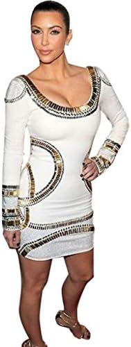 WellMiss Bronzing Printed Slim Pancil A-Dress