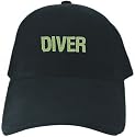 CAPS BLACK EMBROIDERY " DIVER FUN "