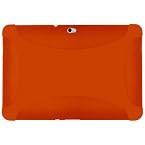 Amzer Silicone Skin Jelly Case for Samsung GALAXY Tab 10.1 P7100 - Orange (AMZ91387)