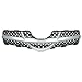 06 07 08 YARIS 3-DOOR HATCHBACK UPPER GRILLE BLACK HONEYCOMB/CHROME ACCENT