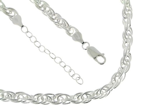 BOB C. Doppelankerkette 925/ooo Sterlingsilber ca. 45 cm plus 5 cm Verlngerungskettchen 12 Preisvergleich