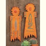 Southwestern Native AMERICAN terracotta PLAQUES wall 2
