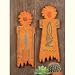 Southwestern Native AMERICAN terracotta PLAQUES wall 2