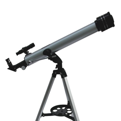 GSI Super Quality Land And Sky 60mm Refractor Telescope With Aluminum Tripod - High Power Magnification - Optical Glass Lens, Metal Body, ND Moon Filter - Includes 3 Eyepieces, For Terrestrial And Astronomical Use GSI Super Quality Land And Sky 60mm Refractor Telescope With Aluminum Tripod - High Power Magnification - Optical Glass Lens, Metal Body, ND Moon Filter - Includes 3 Eyepieces, For Terrestrial And Astronomical Use