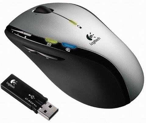 Logitech 2.4 GHz Cordless / Wireless Mouse for All Acer, Aspire, Timeline, One, Extensa, eMachines, Laptop, Notebook, Netbook Computers