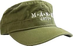 MASH M*A*S*H 4077th Olive Green Cadet Hat