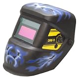 DELUXE WELDING HELMET AUTO DARKENING STYLE WITH FLAMES