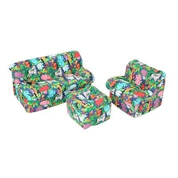 Jungle Junior 3-Piece Sofa Set (Mini Mushroom) by American Furniture Alliance