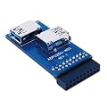 �G�A���A �O������ ����USB3.0�s���w�b�_�[19pin USB3.0 2�|�[�g�ϊ��A�_�v�^ AR-U3PI-A
