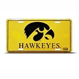 (6x12) University of Iowa Hawkeyes NCAA Tin License Plate