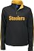 Pittsburgh Steelers Women's Black Fan Fleece Jacket