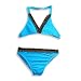 Bathing Babes by Rubbies - Girls Bikini Bathing Suit, Turquoise, Brown (Size 3T)