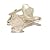 Quartz Cufflinks 01 Stone Business Pyramid Clear Silver Brass Crystal Healing Fashion