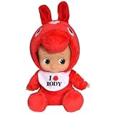 ローズオニールキューピー×ロディ ぬいぐるみ(大)お座り(レッド)