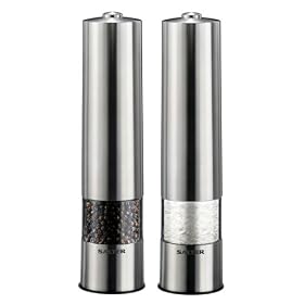 Salter Stainless Steel Twin Electronic Mills (7522)