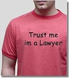 Trust Me Im A Lawyer TShirt Red 62