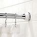 Bianca Shower Rod (Chrome/White) (44" - 72"L x 2"Diameter)