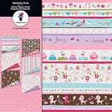 Perfectly Posh Double-Sided Paper Pack 12-Inch by 12-Inch 12 Sheets, Glitter
