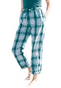 Woman Within Plus Size Petite Seersucker Pants