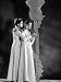 Models in Full Length Tweed Del Opera Coats and Gold Leather Appliques on the Sleeves and Lapels Photographic Poster Print by Margaret Bourke-White, 12x16
