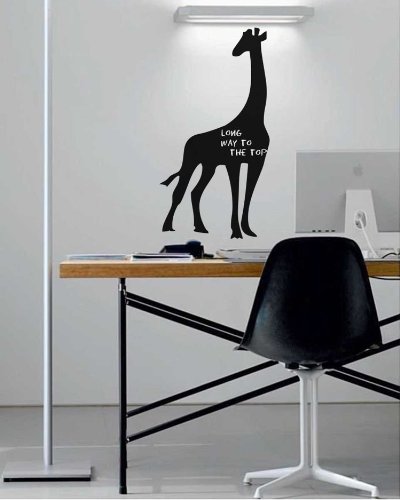 Giraffe FUN Removable Peel and Stick Chalkboard with Chalk