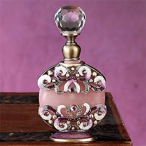 OddCommodity - Crystal Jewel Perfume Bottle Scented Fragrance Container, Red
